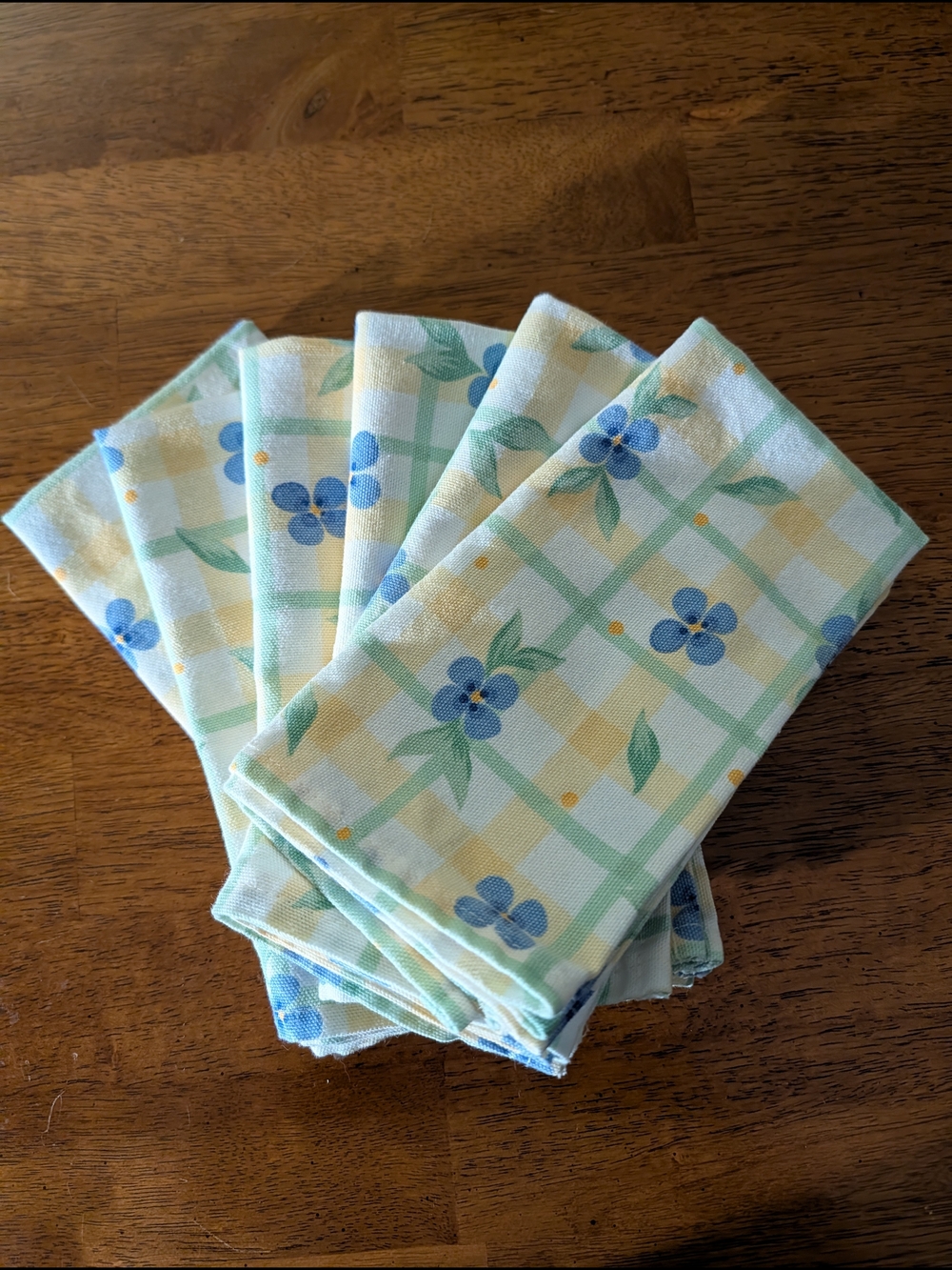 Summer Breeze Pattern Napkins - Set of 6